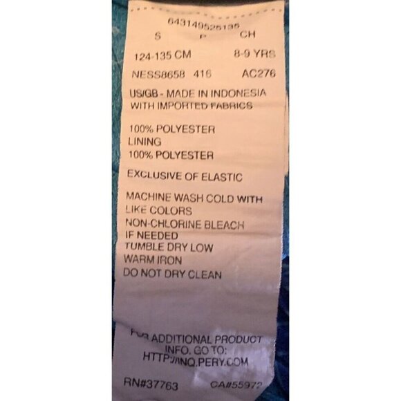 Nike Boys Swoosh Geometric Swim Shorts Size S Blue Logo Drawstring Elastic Waist - Picture 8 of 9